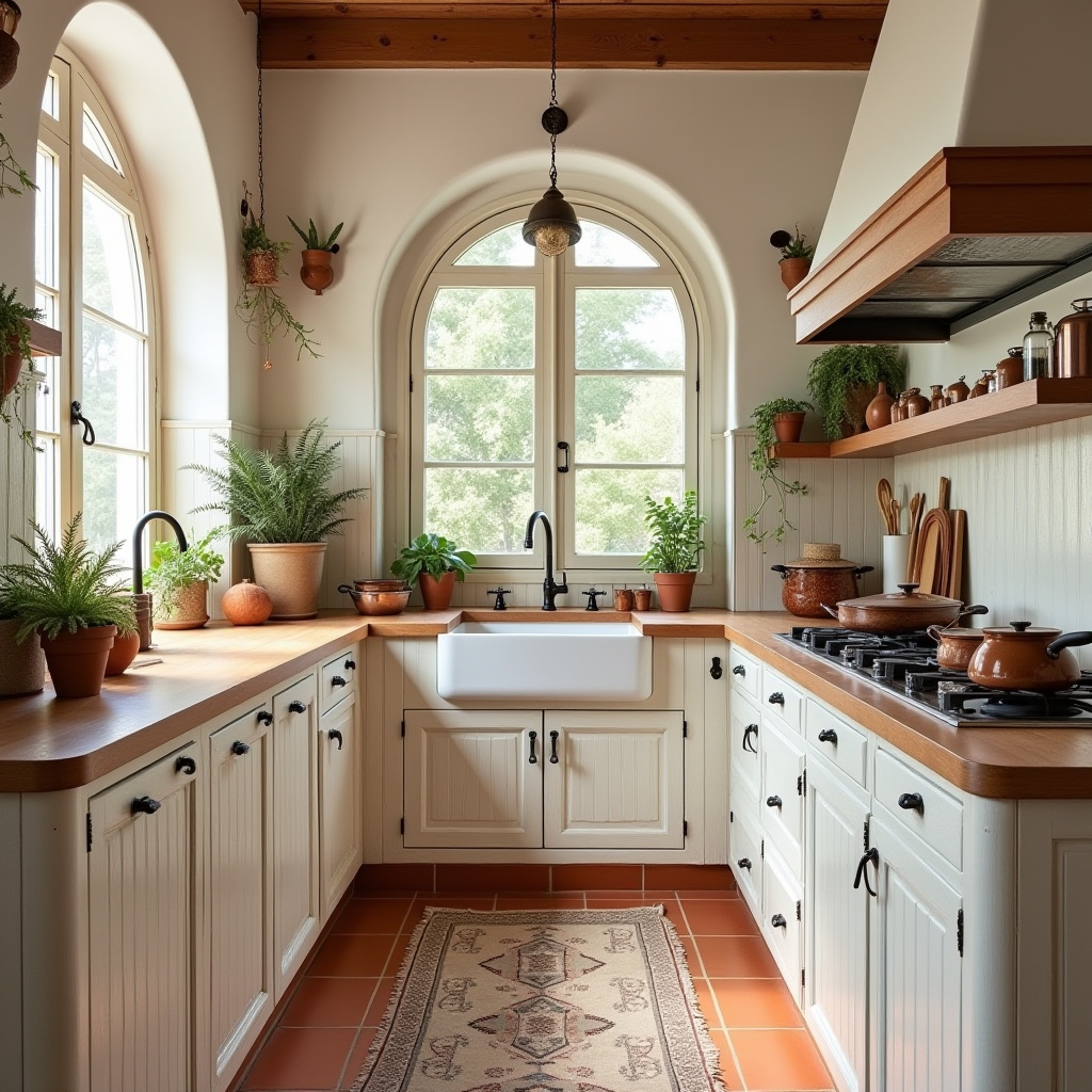 retro boho kitchen 9