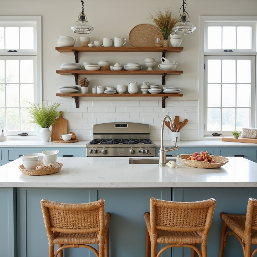 rustic boho kitchen 13