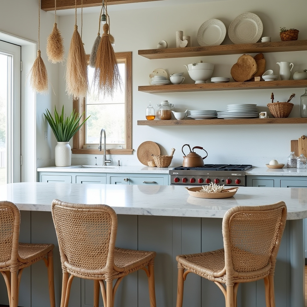 rustic boho kitchen 14