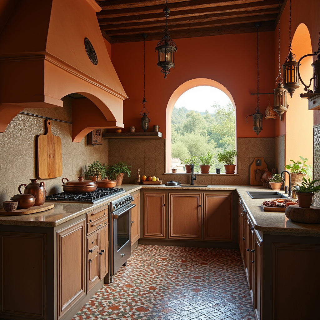 rustic boho kitchen 19