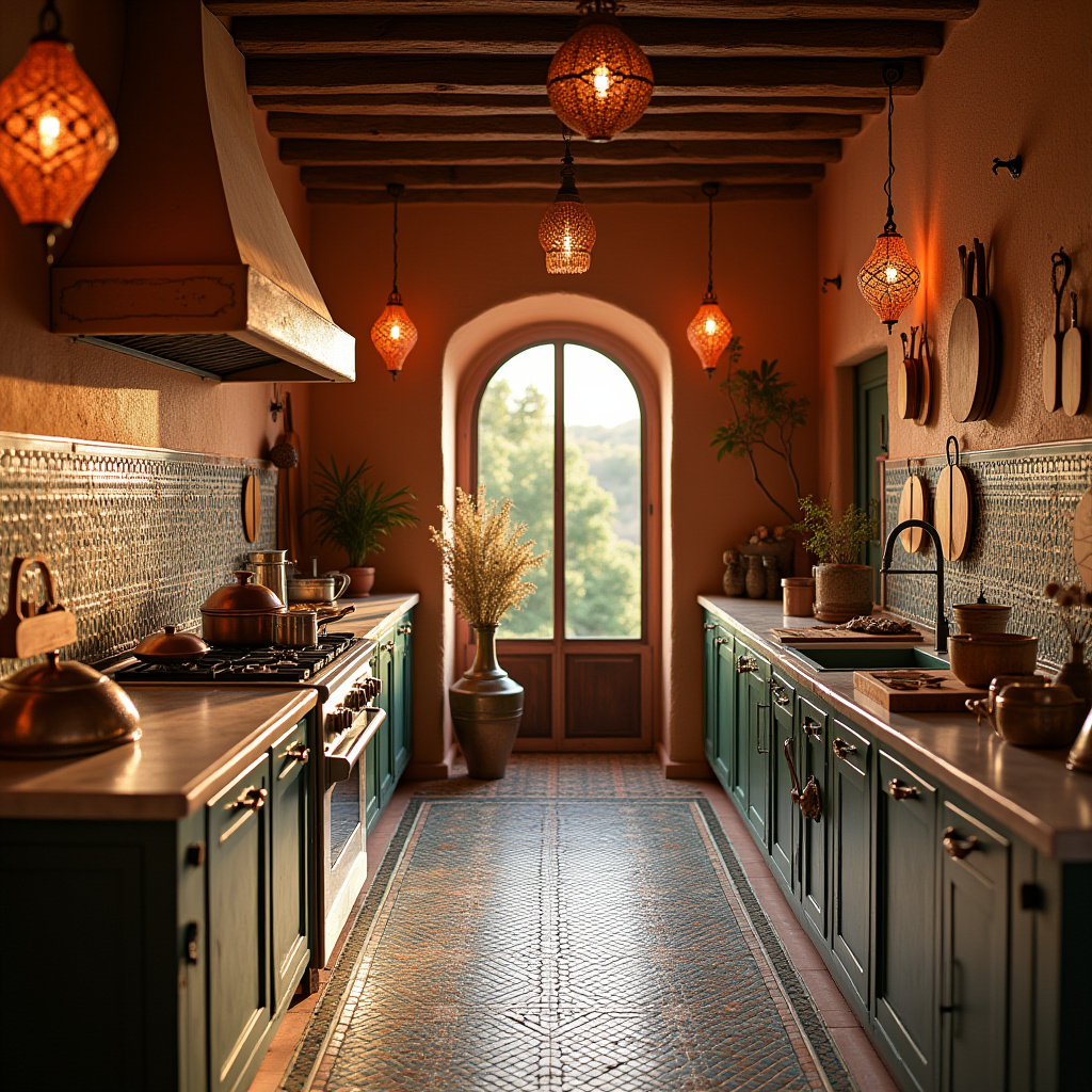rustic boho kitchen 20