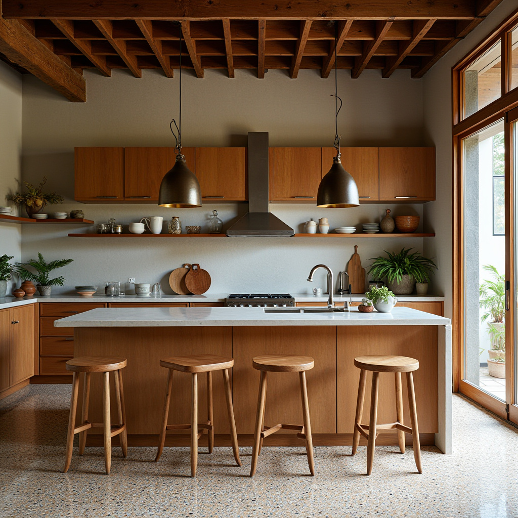 rustic boho kitchen 28