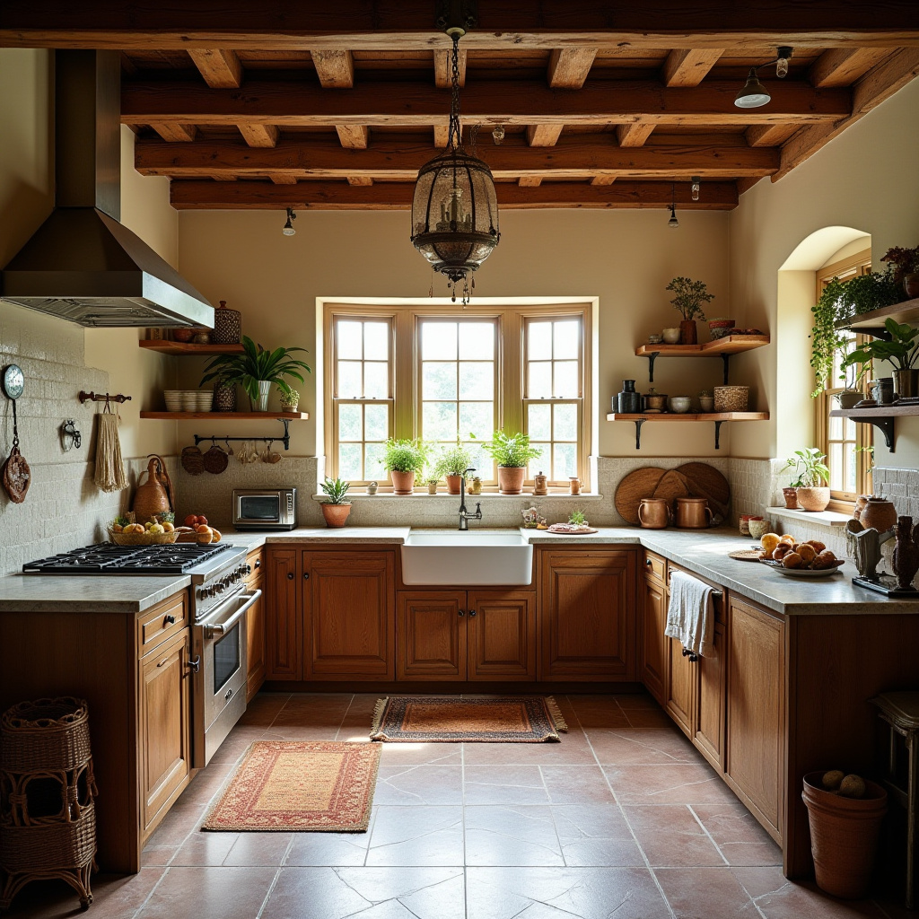 rustic boho kitchen 29