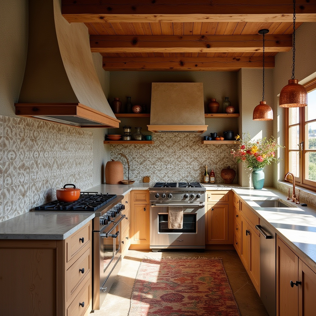 rustic boho kitchen 3