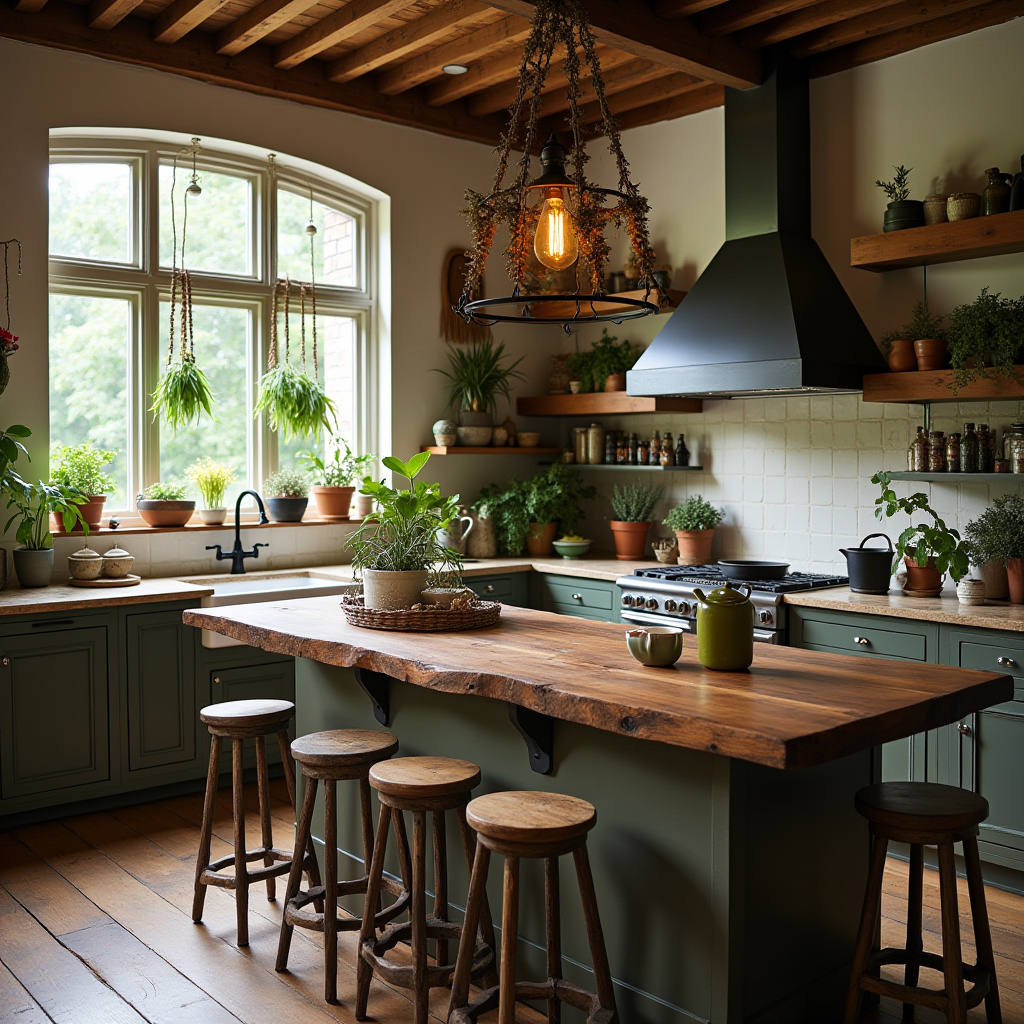 rustic boho kitchen 6