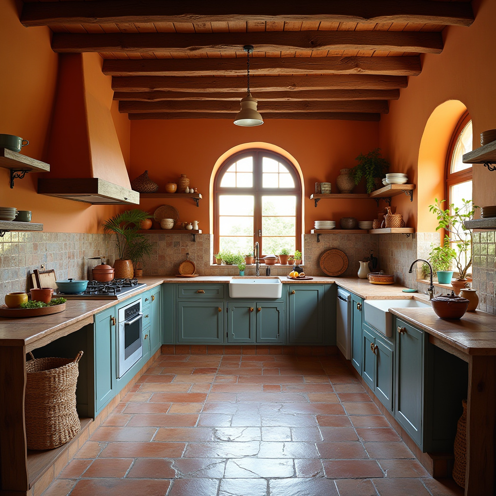 rustic boho kitchen 7