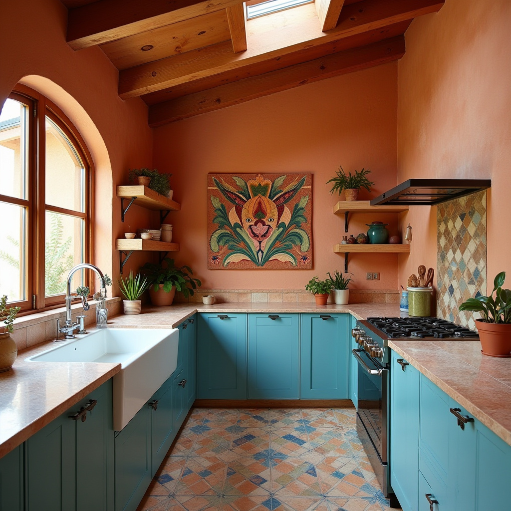 rustic boho kitchen ideas 10
