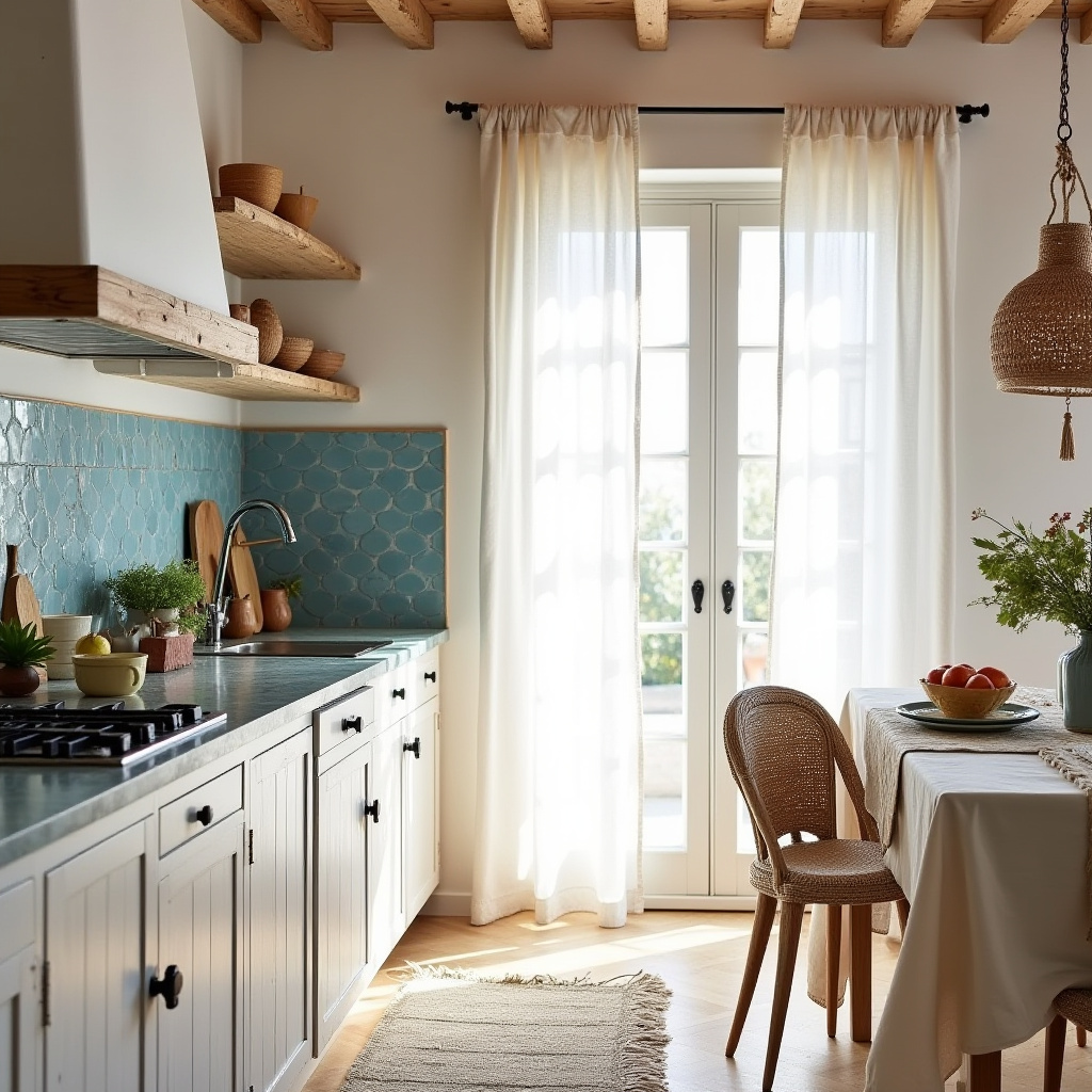 rustic boho kitchen ideas 14