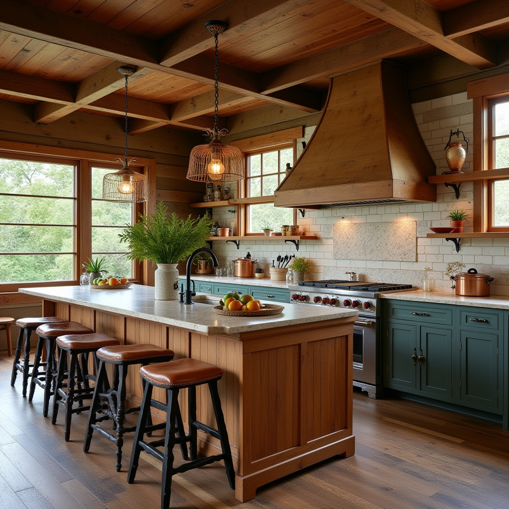 rustic boho kitchen ideas 15