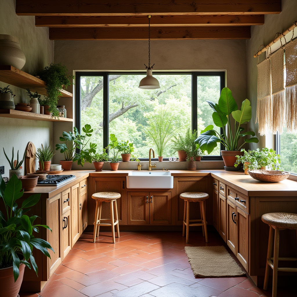 rustic boho kitchen ideas 2