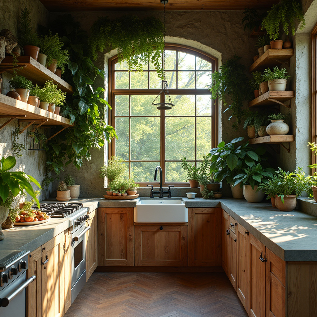 rustic boho kitchen ideas 21