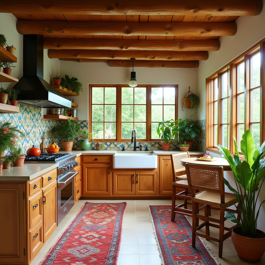 rustic boho kitchen ideas 38