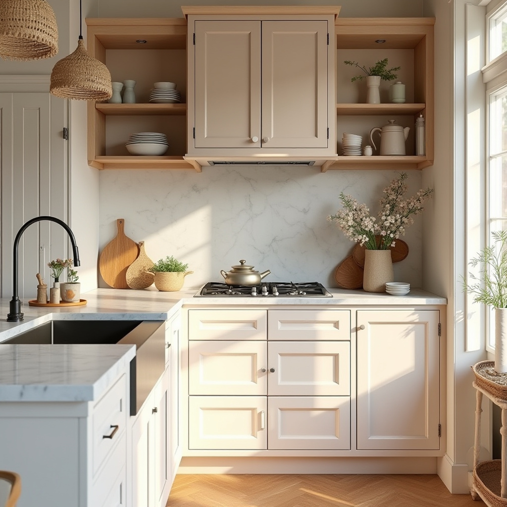 rustic boho kitchen ideas 39
