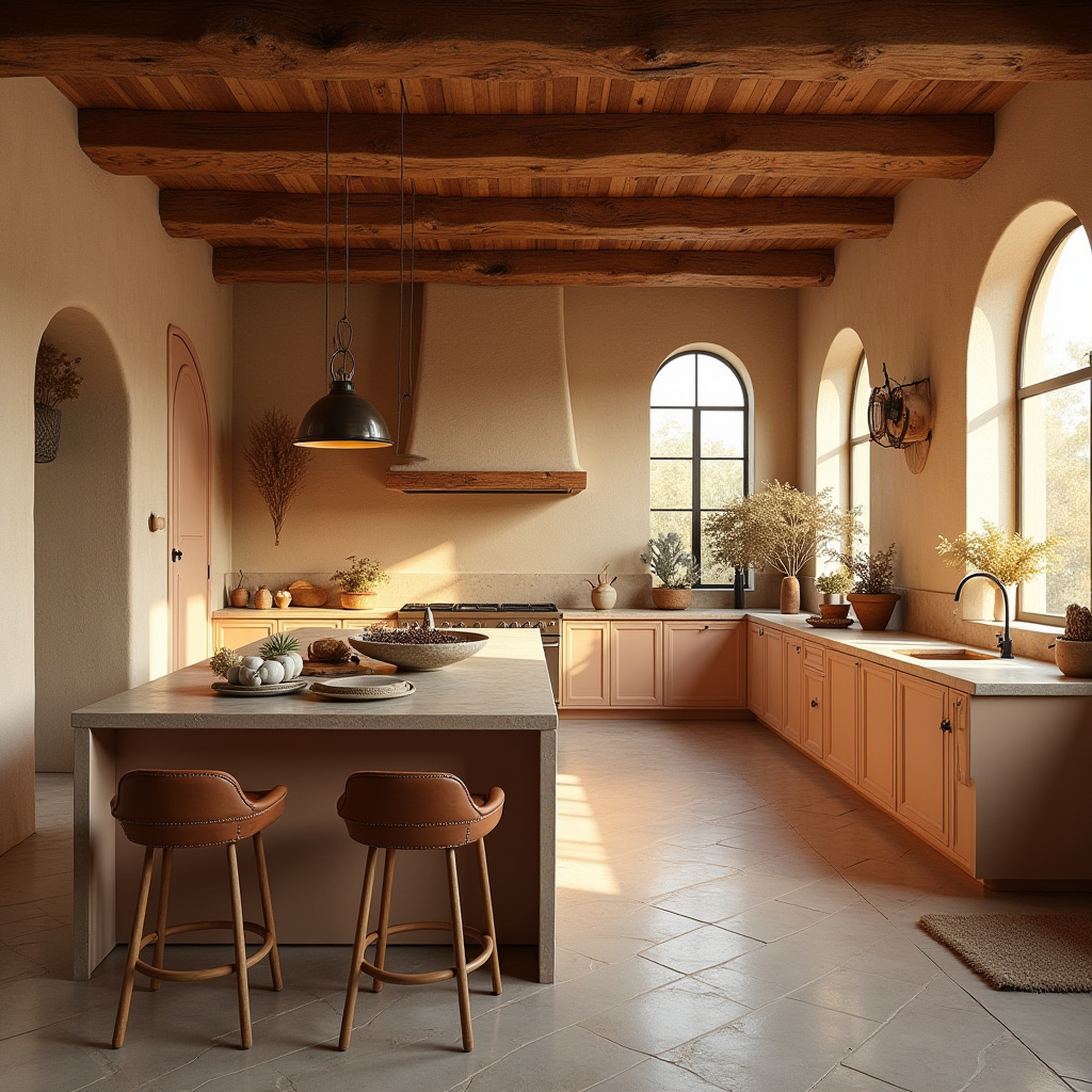 rustic boho kitchen ideas 6