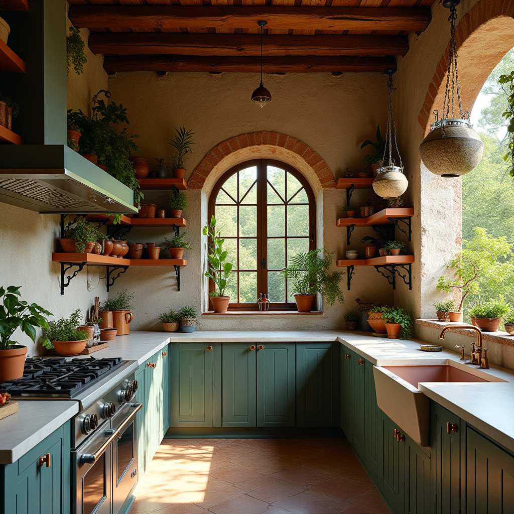 rustic boho kitchen ideas 8