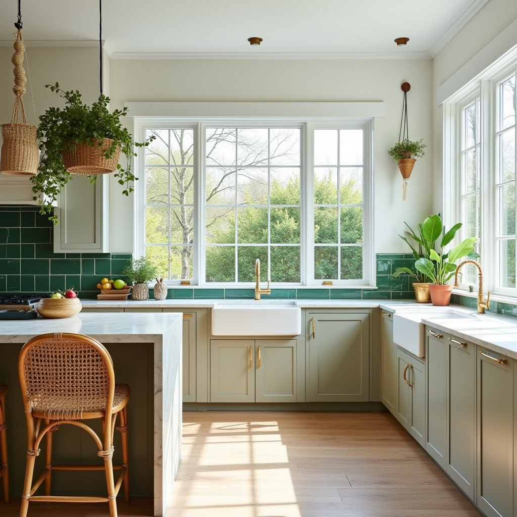 scandi boho kitchen 11