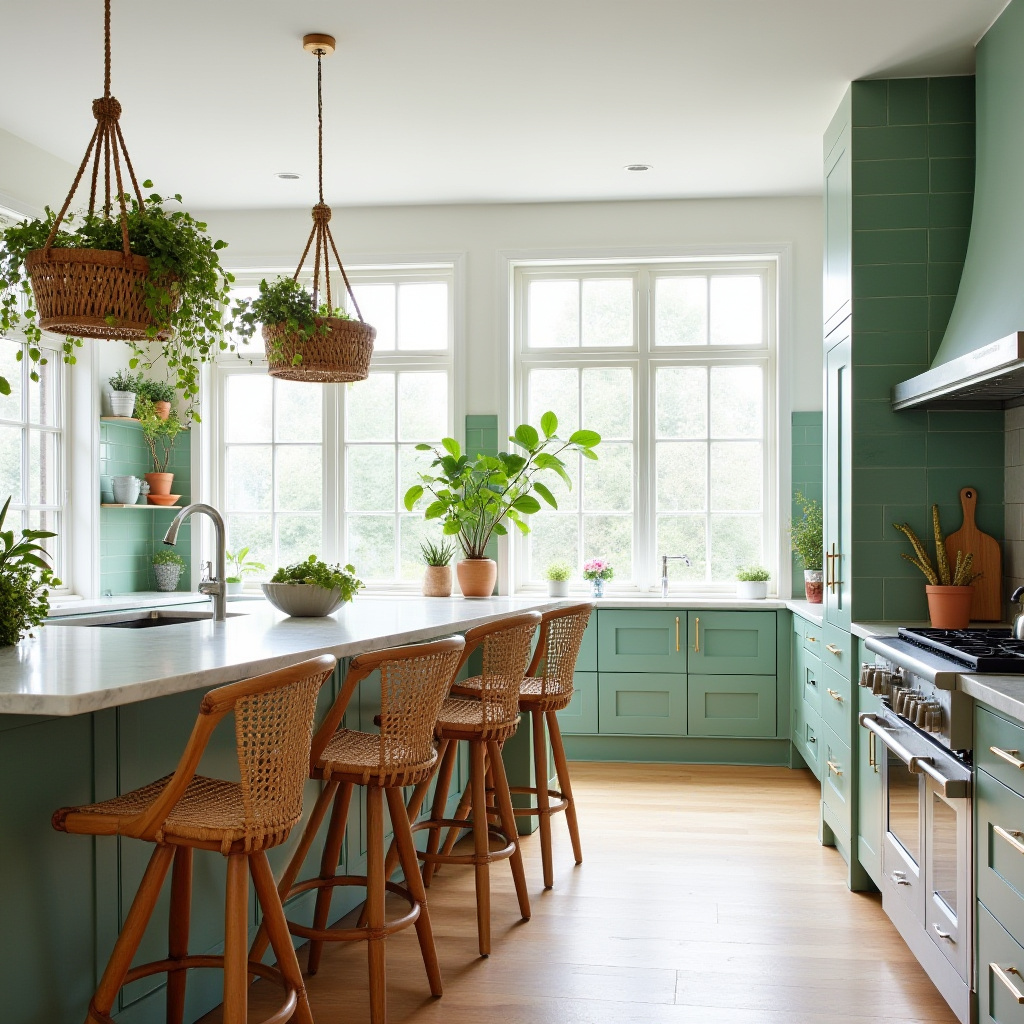 scandi boho kitchen 12
