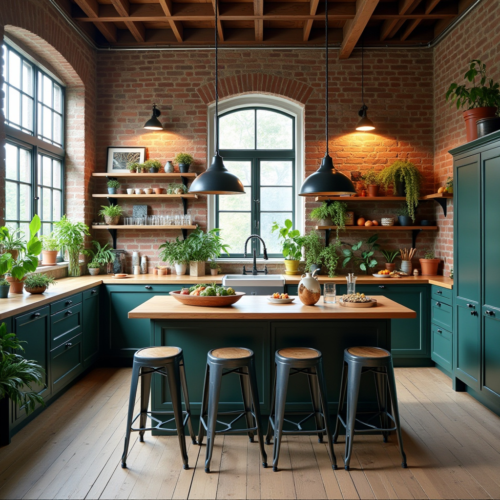 scandi boho kitchen 14