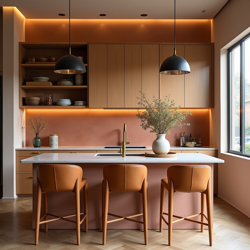scandi boho kitchen 16