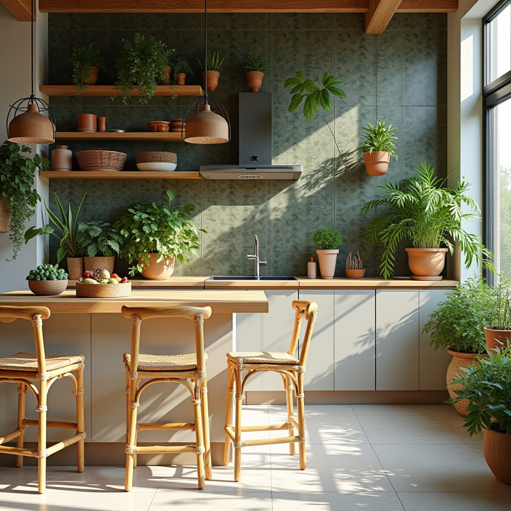 scandi boho kitchen 17