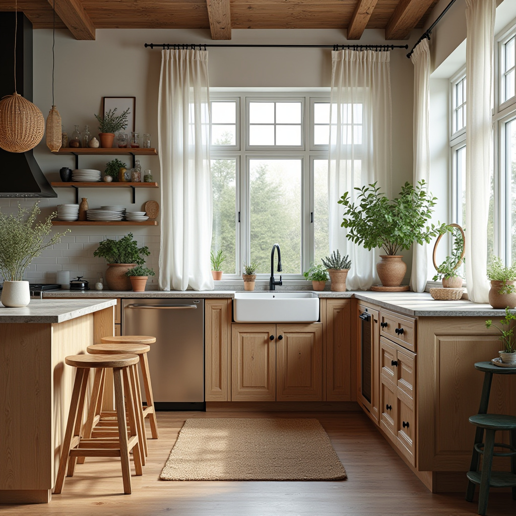 scandi boho kitchen 21