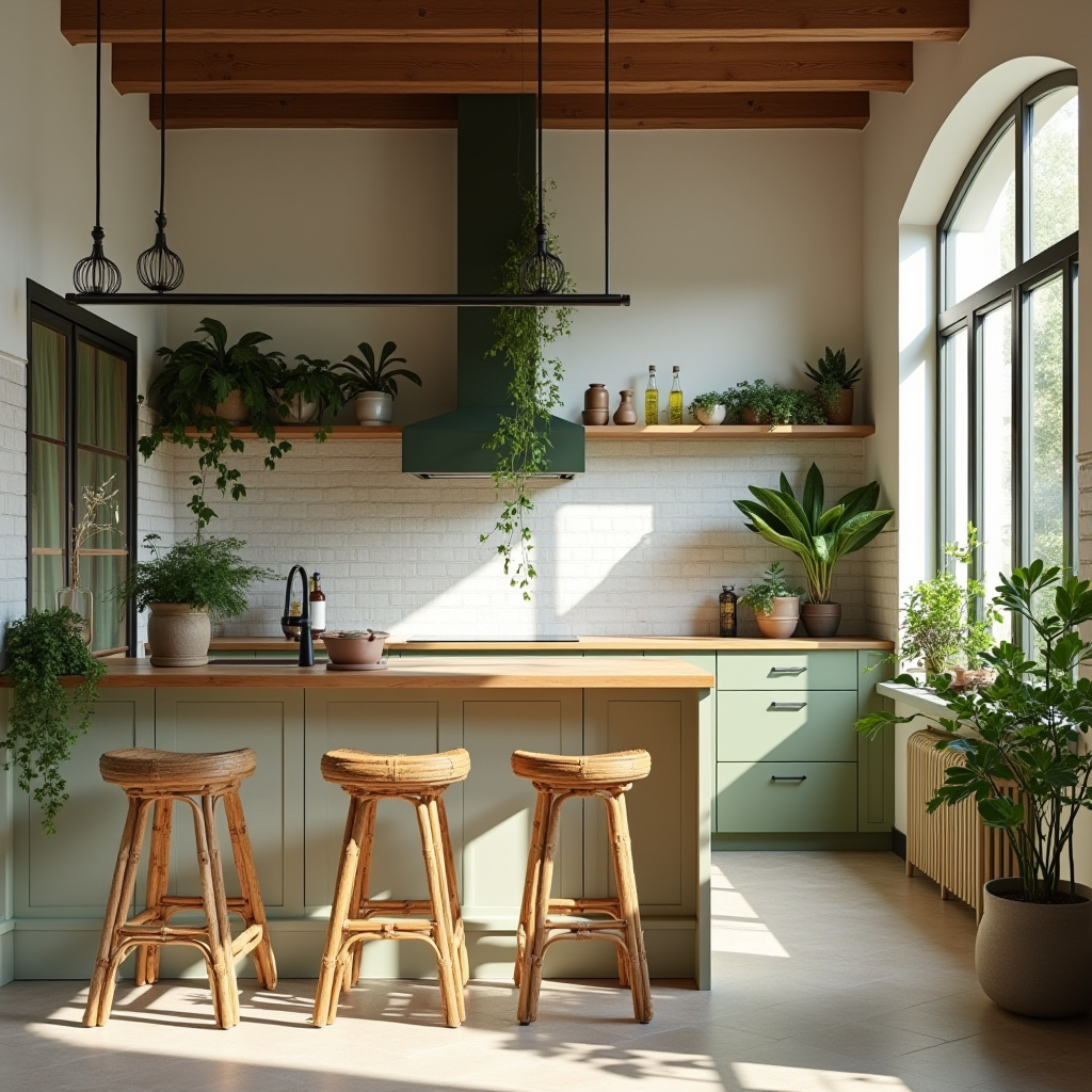 scandi boho kitchen 30