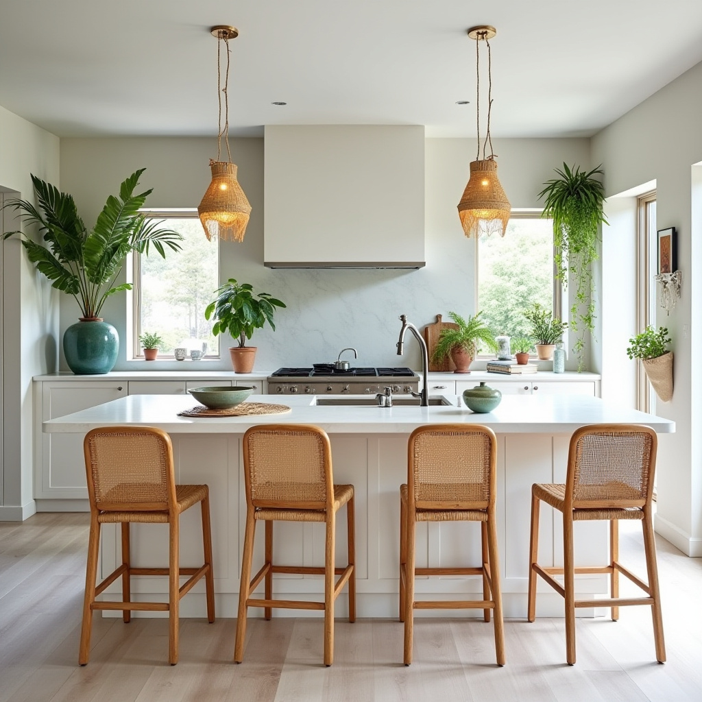 scandi boho kitchen 35