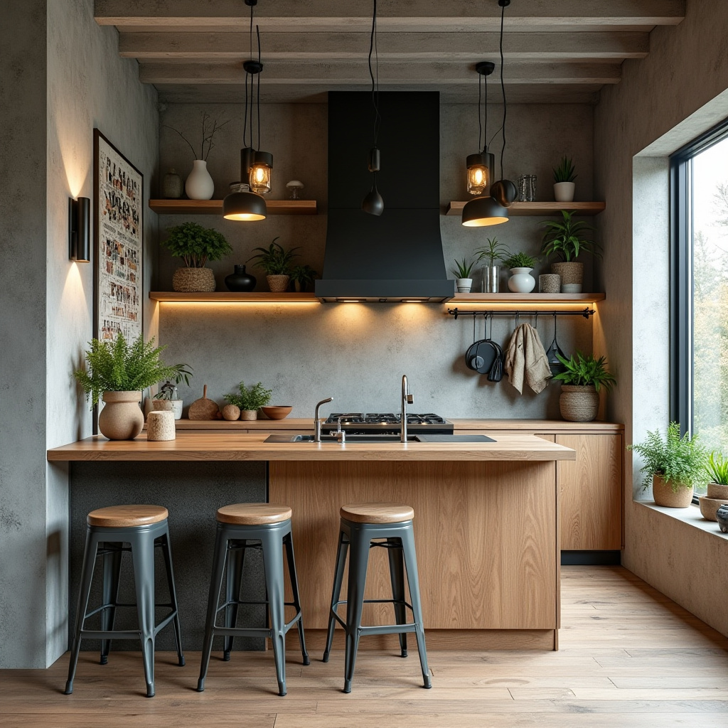 scandi boho kitchen 37