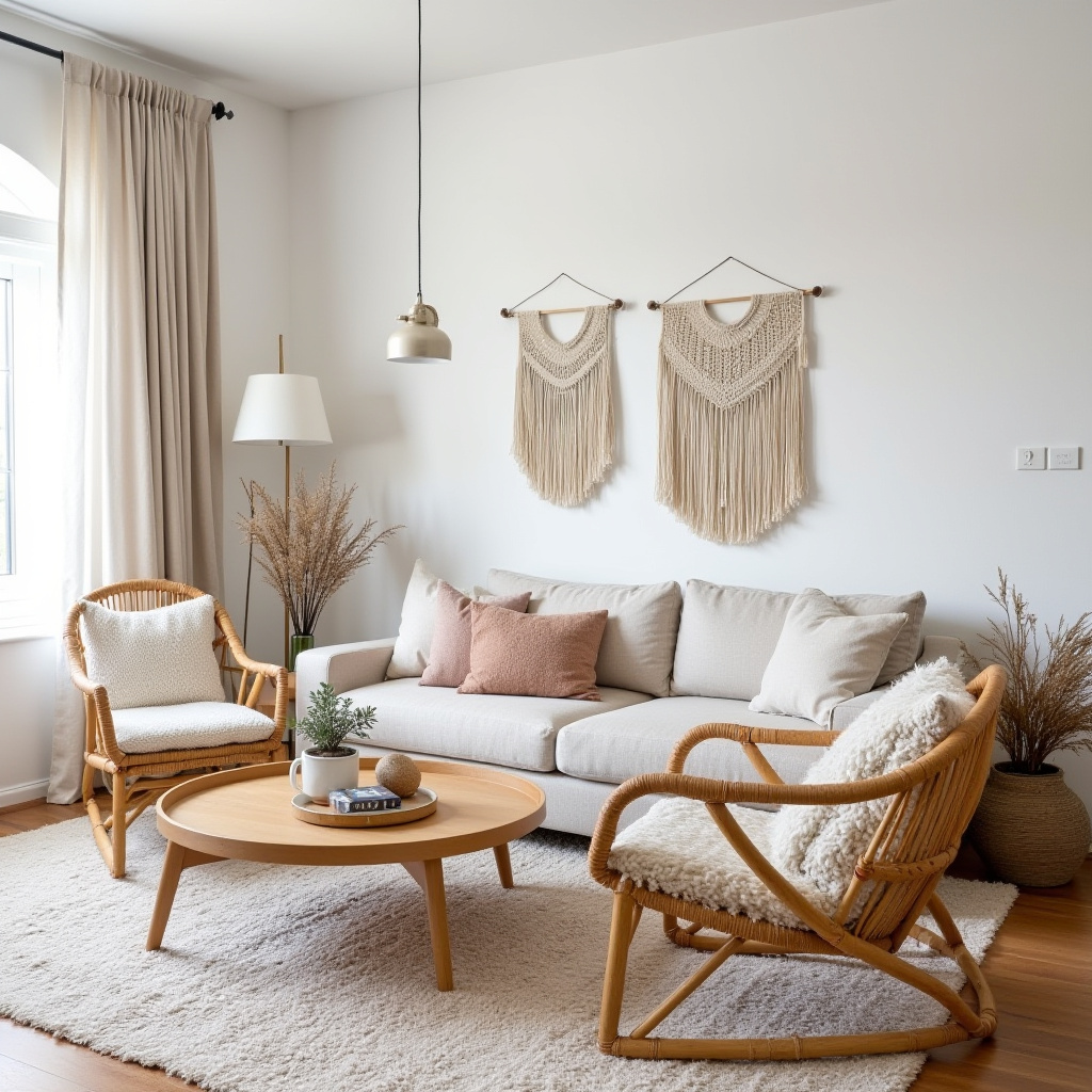 scandi boho living room 2