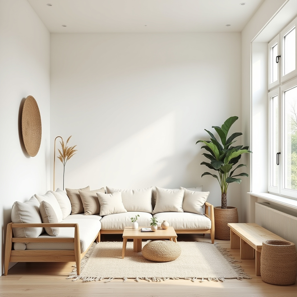 scandi boho living room 28