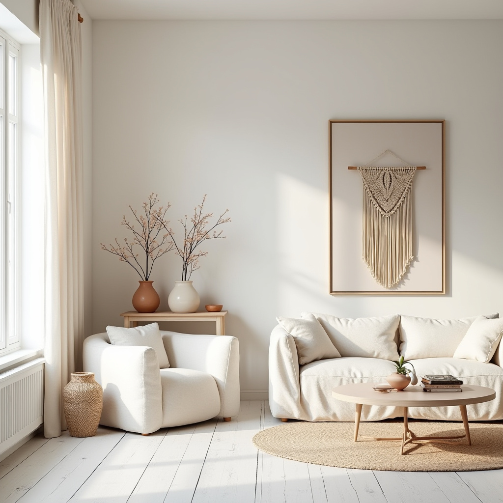 scandi boho living room 31