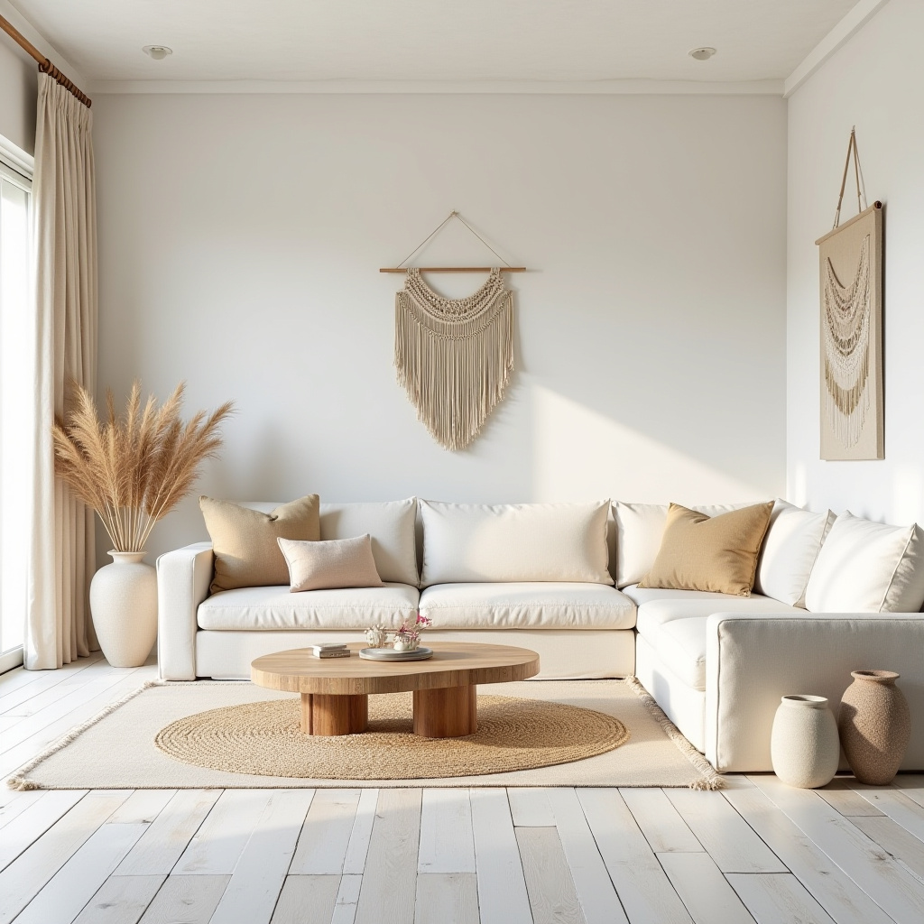 scandi boho living room 32