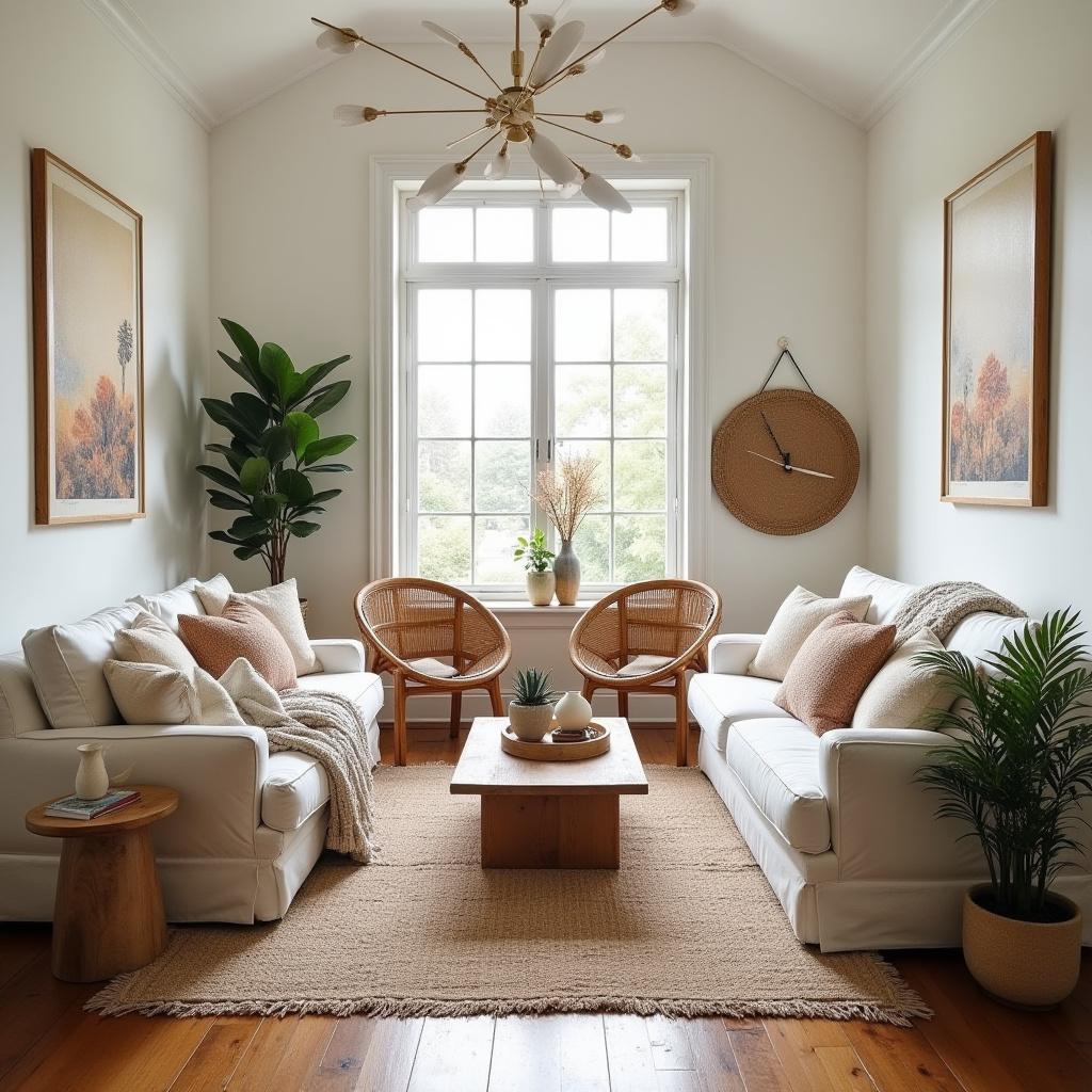 scandi boho living room 38