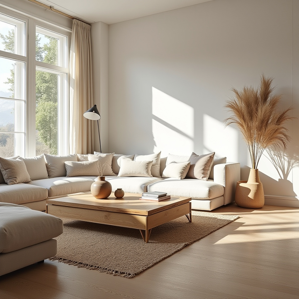 scandi boho living room 39