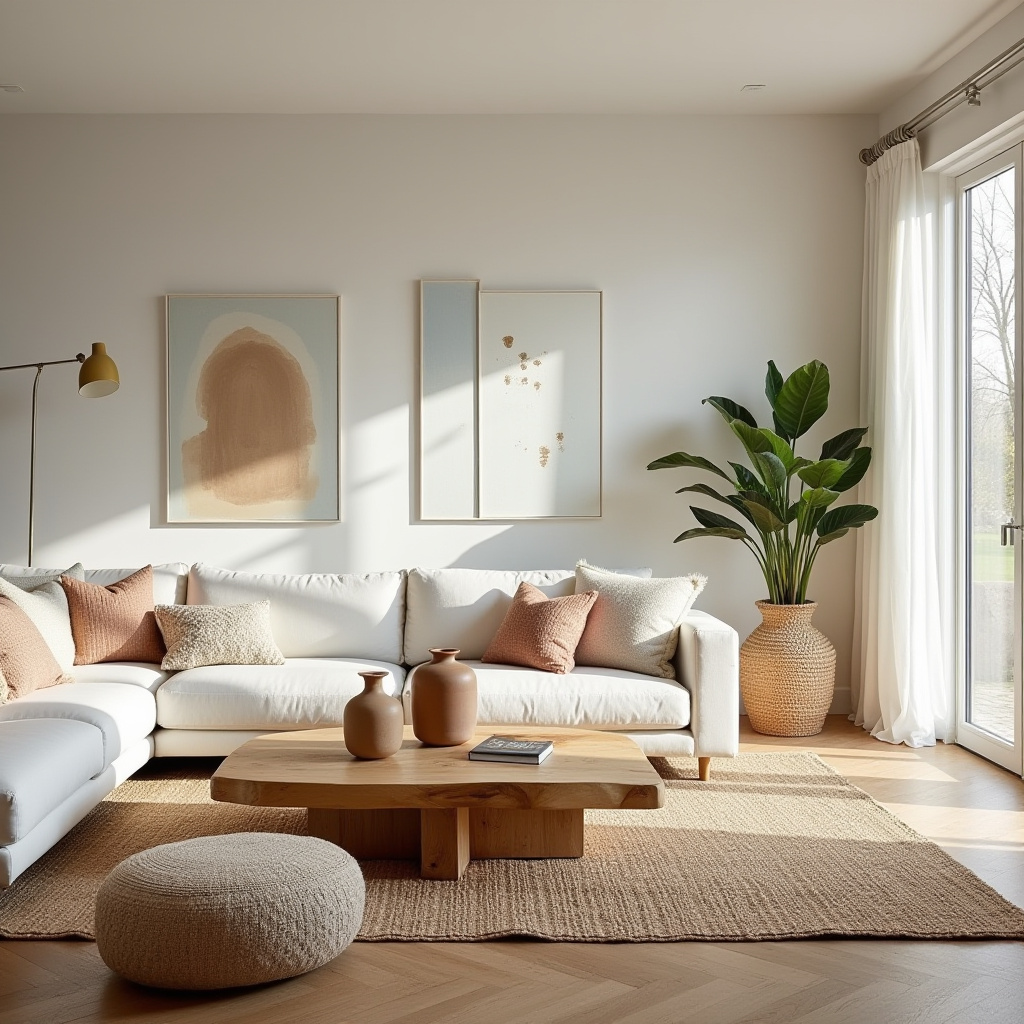 scandi boho living room 40