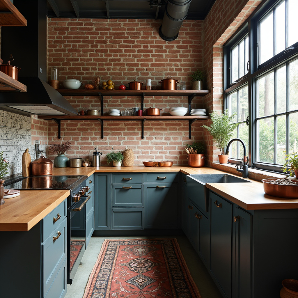 scandinavian boho kitchen 13