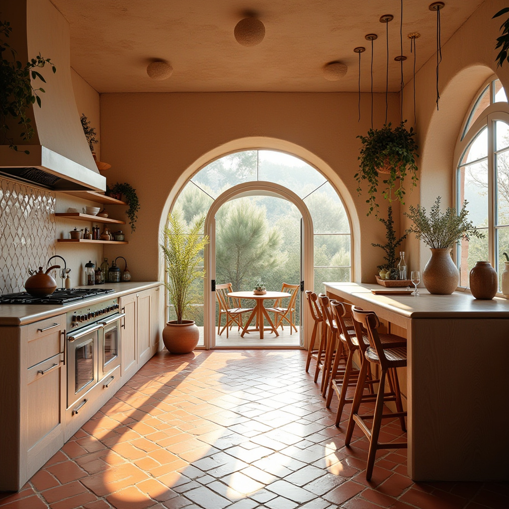 scandinavian boho kitchen 18