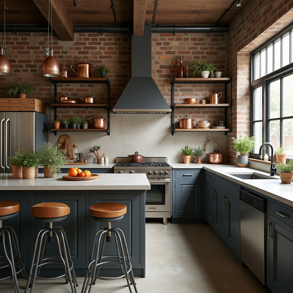 scandinavian boho kitchen 34