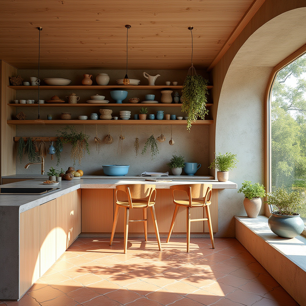 scandinavian boho kitchen 35
