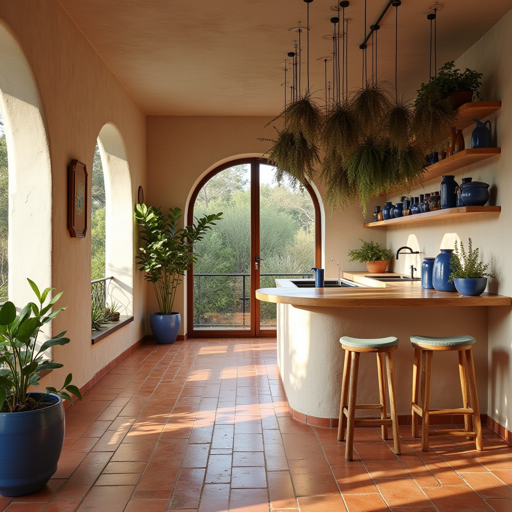 scandinavian boho kitchen 36