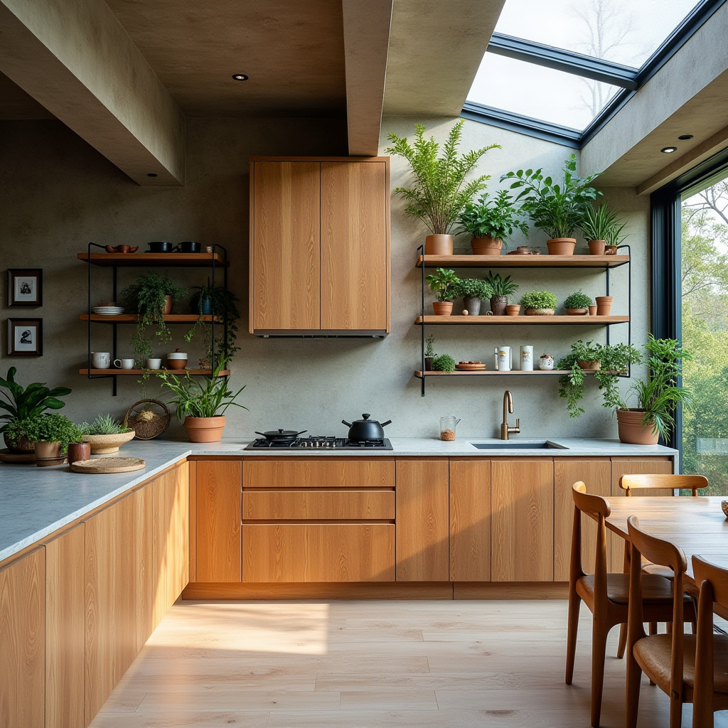 scandinavian boho kitchen 39