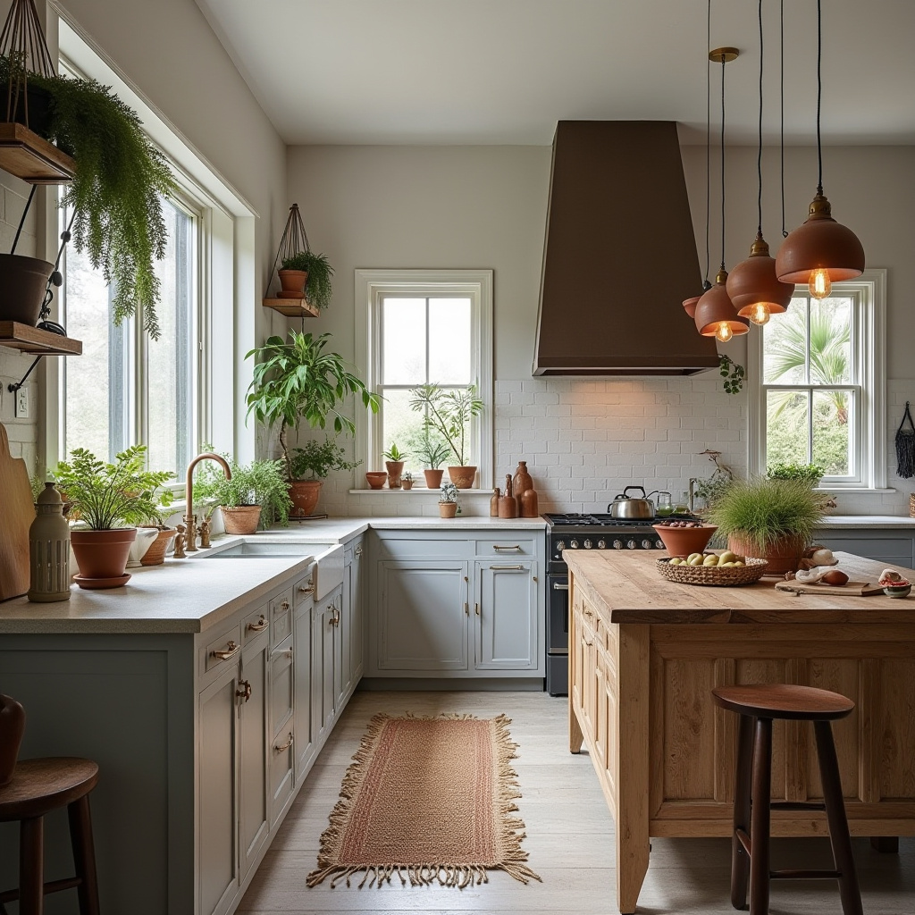 scandinavian boho kitchen 4
