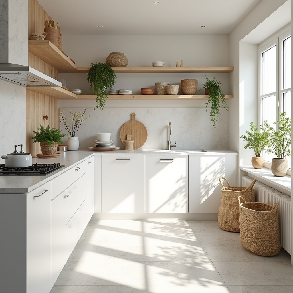 scandinavian boho kitchen 6