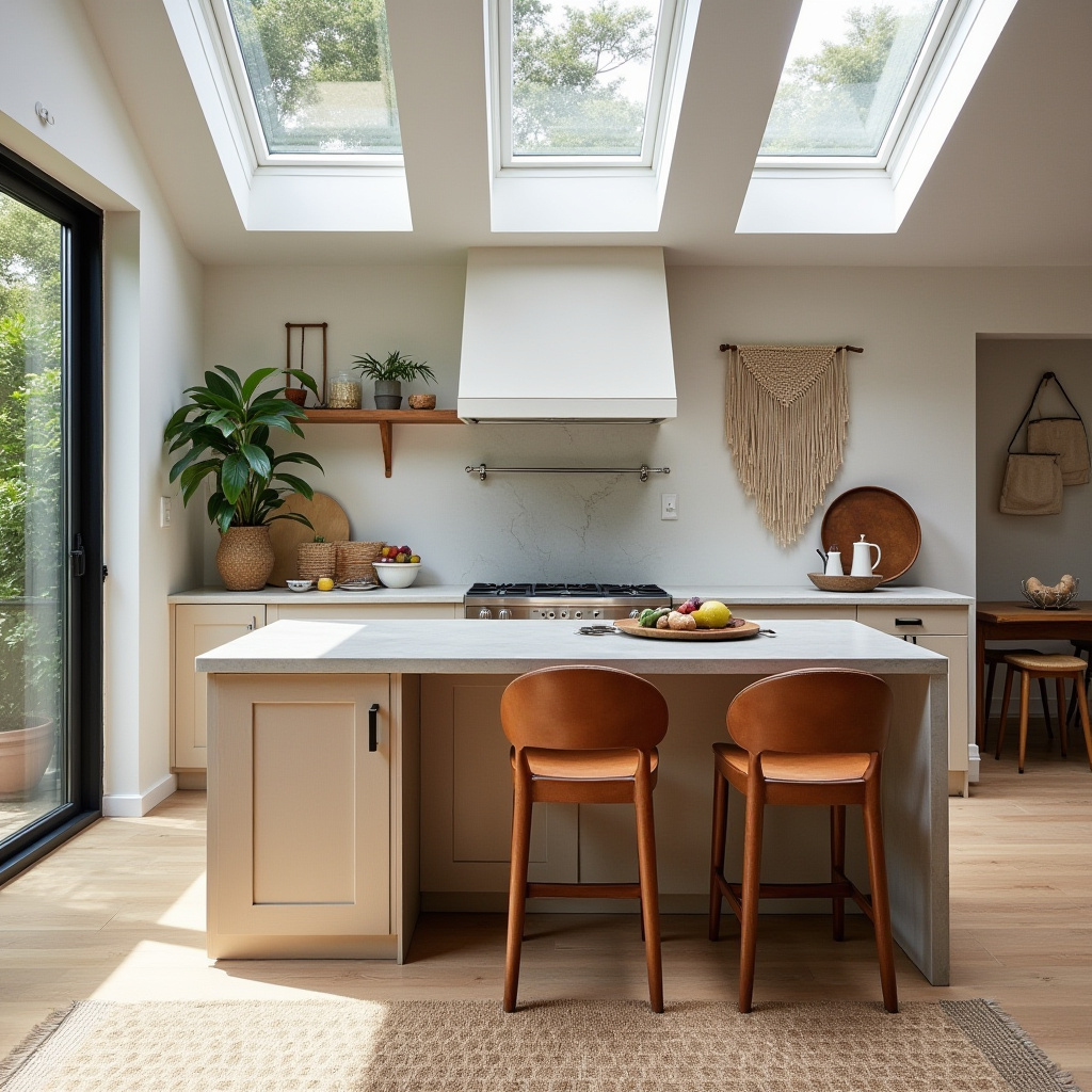 scandinavian boho kitchen 8