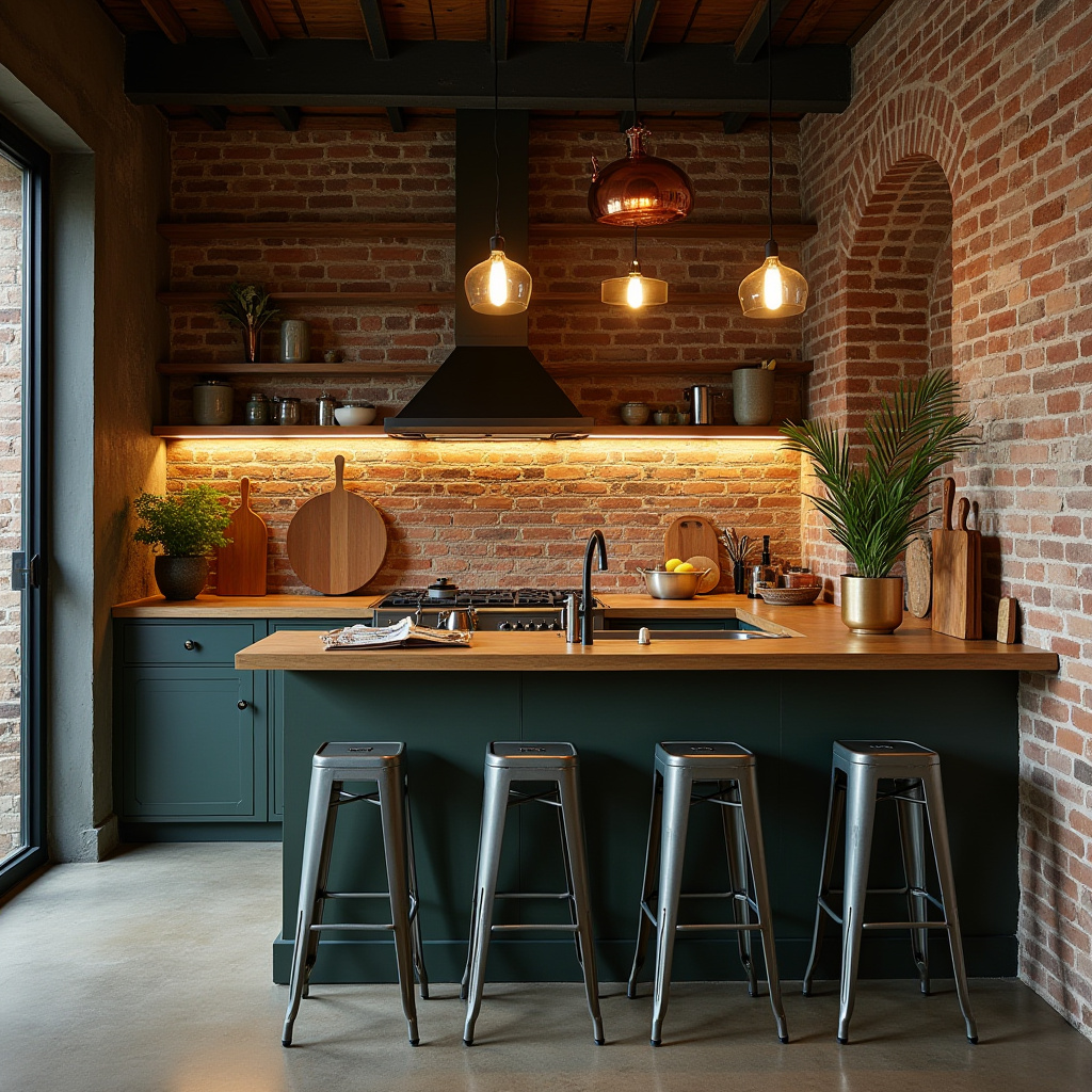 simple boho kitchen 13