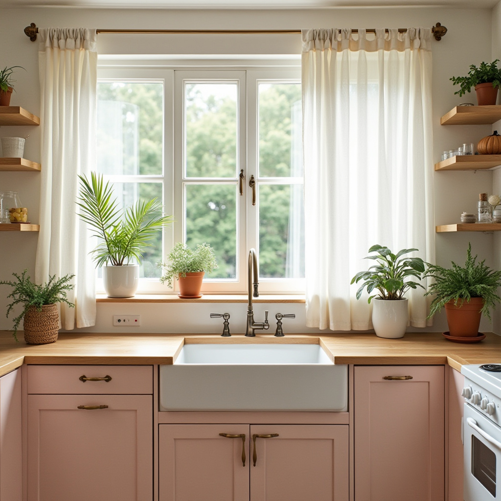 simple boho kitchen 16
