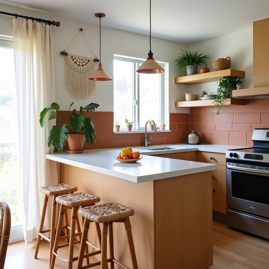 simple boho kitchen 2