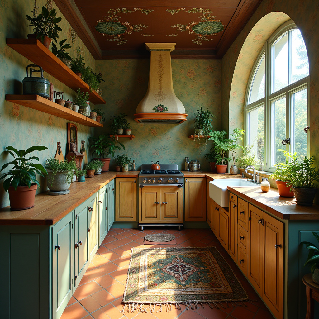 simple boho kitchen 21