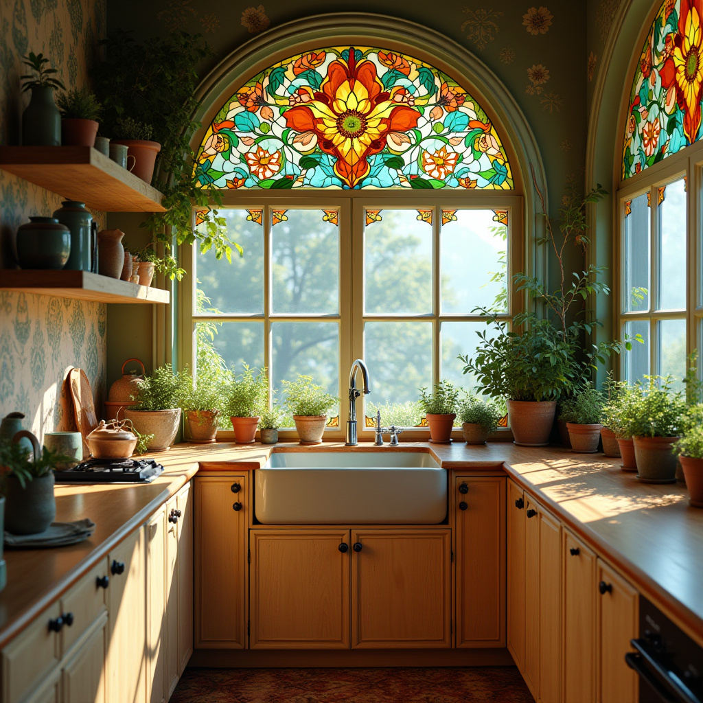 simple boho kitchen 22