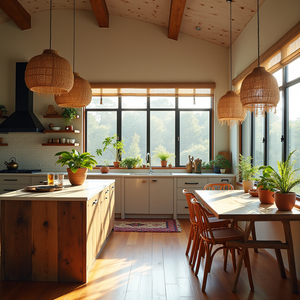 simple boho kitchen 3